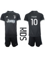 Juventus Paul Pogba #10 Alternativní dres pro děti 2023-24 Krátký Rukáv (+ trenýrky)
